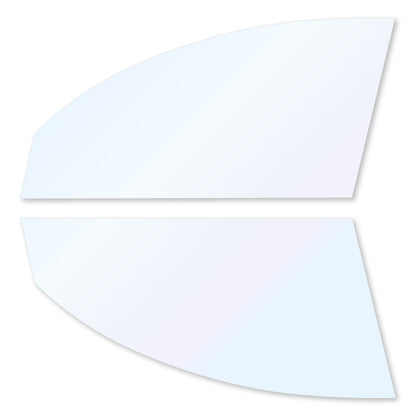 オーロラフィルム (ファインゴースト90) 遮熱フィルム 透過率90% トヨタ ハイラックス/ハイラックストラック (GUN125) カット済みカーフィルム フロントドアセット オーロラタイプ ゴーストタイプ ホログラフィック