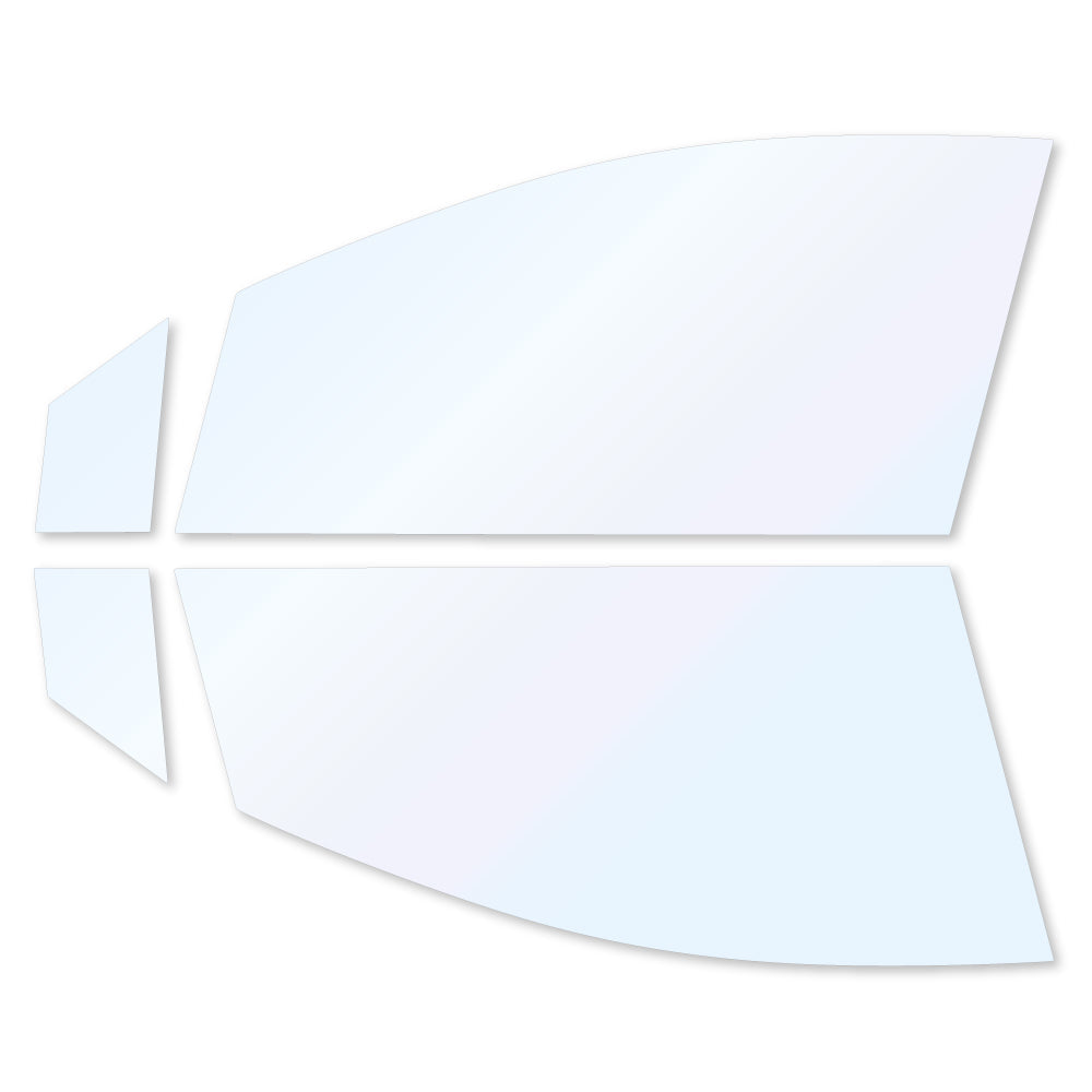 オーロラフィルム (ファインゴースト90) 遮熱フィルム 透過率90% トヨタ カローラスポーツ (E210系 NRE210H/NRE214H/ZWE211H/ZWE213H) カット済みカーフィルム フロントドアセット オーロラタイプ ゴーストタイプ ホログラフィック