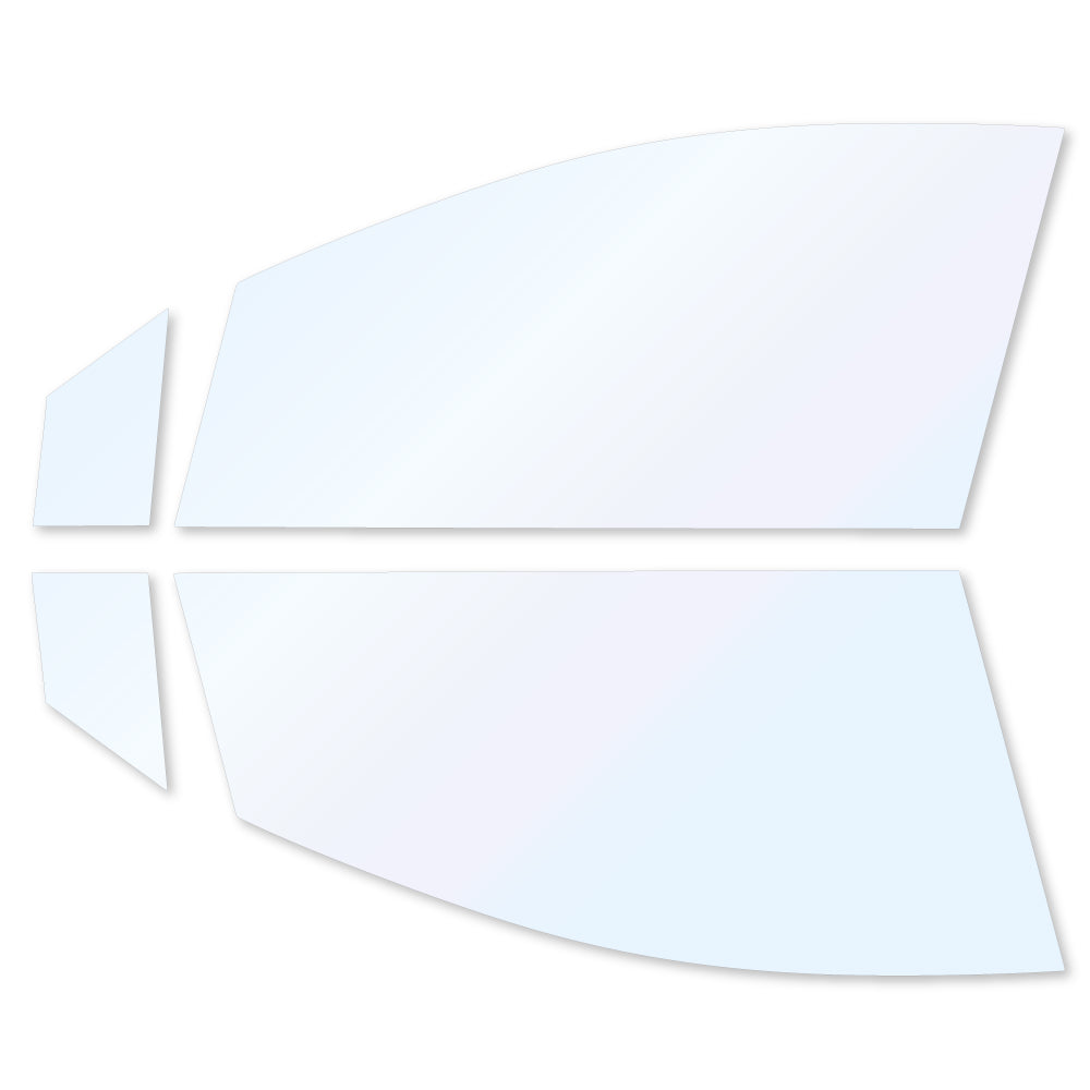 オーロラフィルム (ファインゴースト90) 遮熱フィルム 透過率90% トヨタ カローラ セダン (NRE210/ZRE212/ZWE211/ZWE214) カット済みカーフィルム フロントドアセット オーロラタイプ ゴーストタイプ ホログラフィック