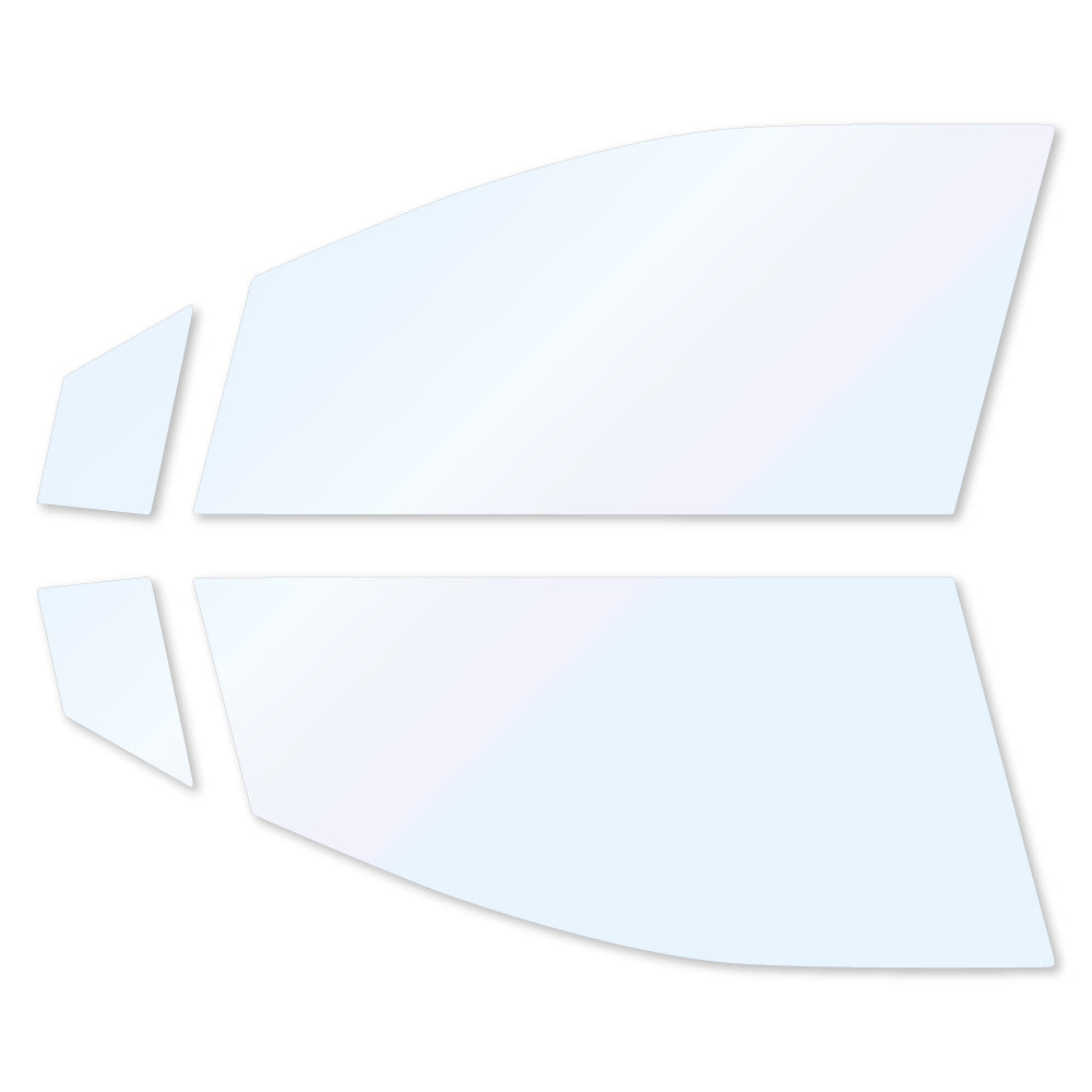 オーロラフィルム (ファインゴースト90) 遮熱フィルム 透過率90% トヨタ カローラ ツーリング ワゴン (NRE210W / ZRE212W / ZWE211W / ZWE214W) カット済みカーフィルム フロントドアセット オーロラタイプ ゴーストタイプ ホログラフィック