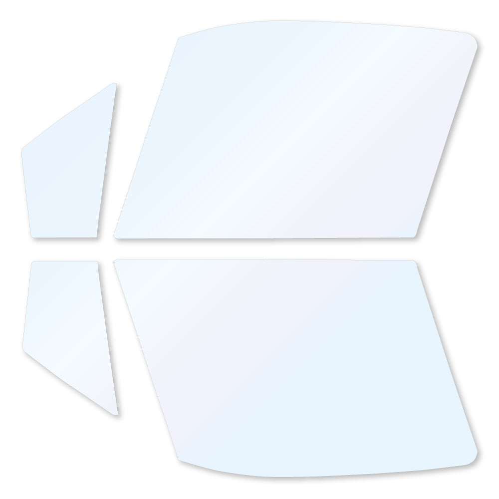 オーロラフィルム (ゴースト2ネオ89) 遮熱フィルム 透過率88.5% トヨタ グランエース GDH303W カット済みカーフィルム フロントドアセット オーロラタイプ ゴーストタイプ ホログラフィック