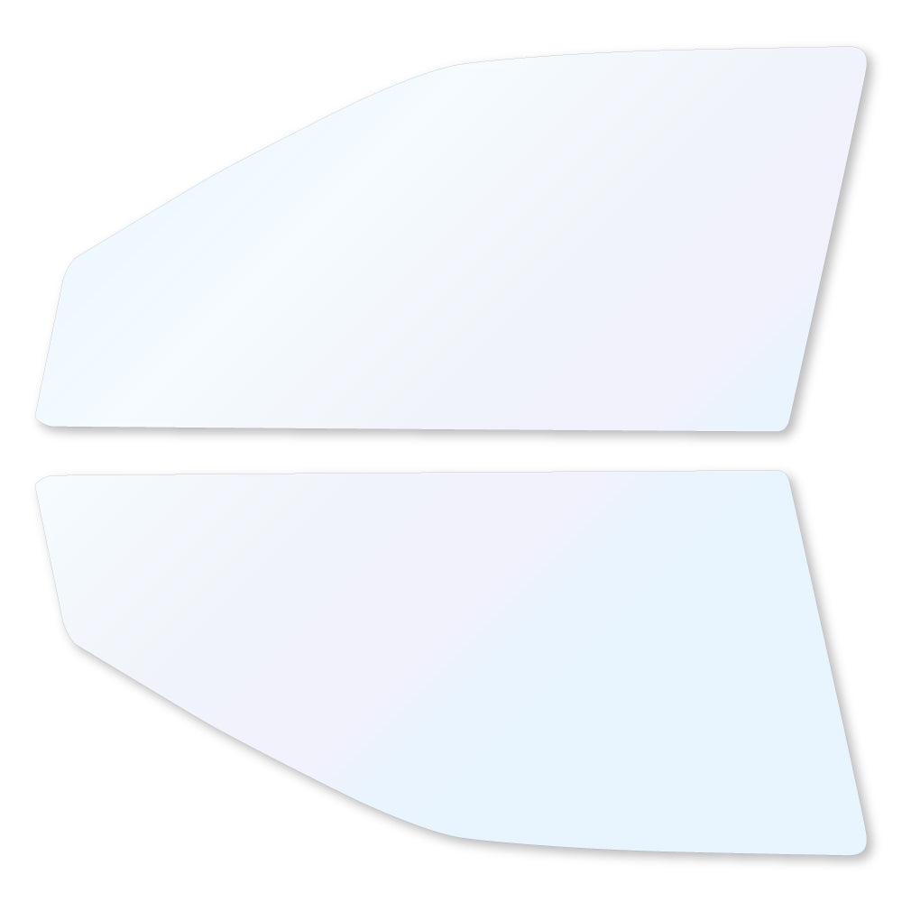 オーロラフィルム (ファインゴースト90) 遮熱フィルム 透過率90% トヨタ ヤリスクロス (YARIS CROSS) (MXPB10/MXPB15/MXPJ10/MXPJ15) カット済みカーフィルム フロントドアセット オーロラタイプ ゴーストタイプ ホログラフィック