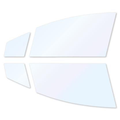 オーロラフィルム (ゴースト2ネオ89) 遮熱フィルム 透過率88.5% トヨタ アクア(AQUA) (MXPK10/11/15/16) カット済みカーフィルム フロントドアセット オーロラタイプ ゴーストタイプ ホログラフィック