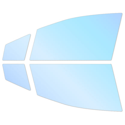 オーロラフィルム (ピュアゴースト88) 遮熱フィルム 透過率88％ トヨタ アクア(AQUA) (MXPK10/11/15/16) カット済みカーフィルム フロントドアセット オーロラタイプ ゴーストタイプ ホログラフィック カメレオンフィルム