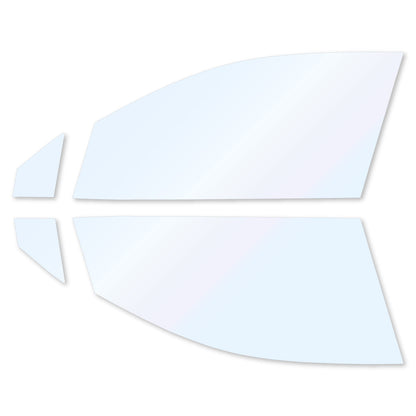 オーロラフィルム (ゴースト2ネオ89) 遮熱フィルム 透過率88.5% トヨタ カローラクロス (ZSG10/ZVG11/ZVG15) カット済みカーフィルム フロントドアセット オーロラタイプ ゴーストタイプ ホログラフィック