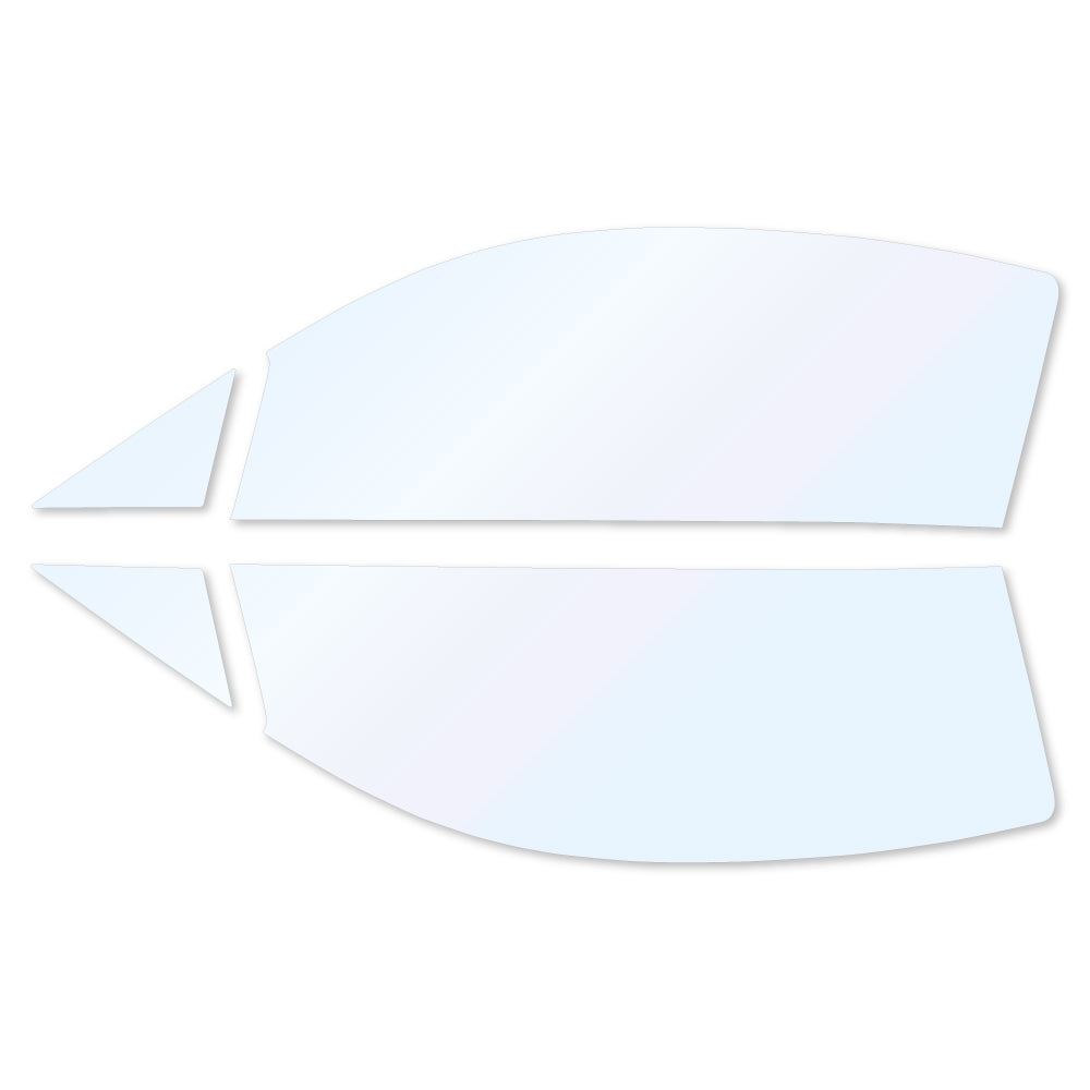 オーロラフィルム (ファインゴースト90) 遮熱フィルム 透過率90% トヨタ GR86 (ZN8) カット済みカーフィルム フロントドアセット オーロラタイプ ゴーストタイプ ホログラフィック