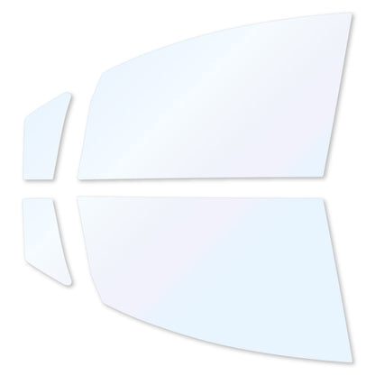 オーロラフィルム (ファインゴースト90) 遮熱フィルム 透過率90% トヨタ シエンタ (MXPC10G/MXPL10G/MXPL15G) カット済みカーフィルム フロントドアセット オーロラタイプ ゴーストタイプ ホログラフィック