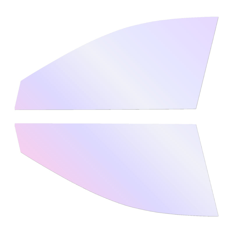 オーロラフィルム (グロウゴースト91) 遮熱フィルム 透過率90% トヨタ クラウンクロスオーバー (AZSH35/TZSH35)  カット済みカーフィルム フロントドアセット オーロラタイプ ゴーストタイプ ホログラフィック カメレオンフィルム