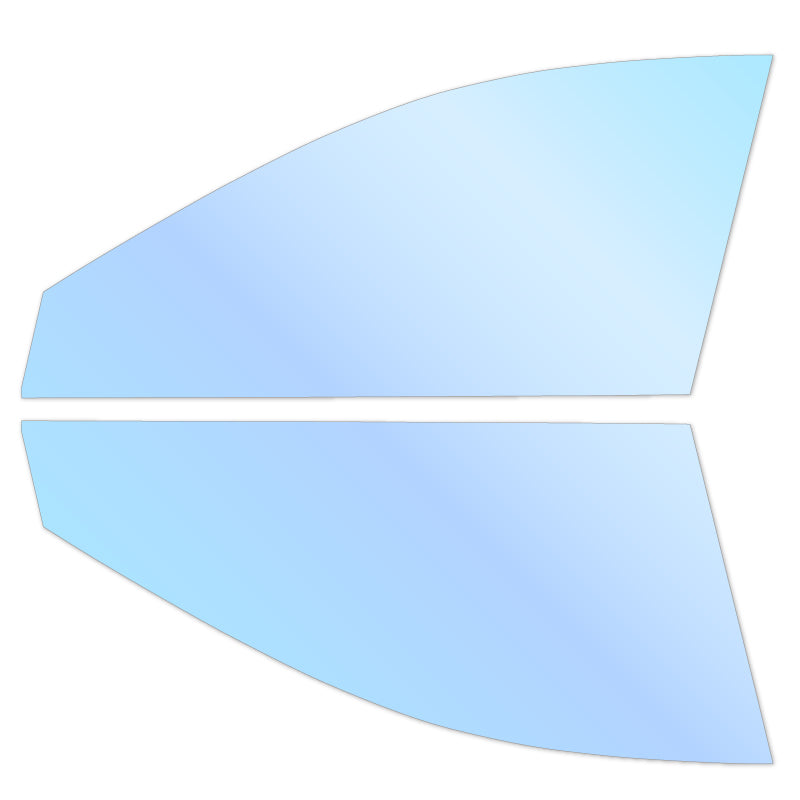 オーロラフィルム (ピュアゴースト88) 遮熱フィルム 透過率88％ トヨタ クラウンクロスオーバー (AZSH35/TZSH35) カット済みカーフィルム フロントドアセット オーロラタイプ ゴーストタイプ ホログラフィック カメレオンフィルム