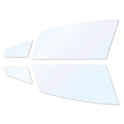 オーロラフィルム (ファインゴースト90) 遮熱フィルム 透過率90% トヨタ プリウス (60系 ZVW60/ZVW65/MXWH60/MXWH65) カット済みカーフィルム フロントドアセット オーロラタイプ ゴーストタイプ ホログラフィック