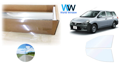 オーロラフィルム (ゴースト2ネオ89) 遮熱フィルム 透過率88.5% ニッサン ADバン/ADエキスパート  (VY12/VJY12/VAY12/VZNY12) カット済みカーフィルム フロントドアセット オーロラタイプ ゴーストタイプ ホログラフィック