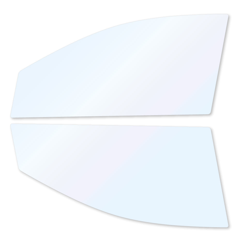 オーロラフィルム (ファインゴースト90) 遮熱フィルム 透過率90% ニッサン ウイングロード (Y12/NY12/JY12) カット済みカーフィルム フロントドアセット オーロラタイプ ゴーストタイプ ホログラフィック