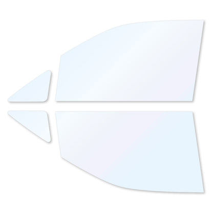 オーロラフィルム (ゴースト2ネオ89) 遮熱フィルム 透過率88.5% ニッサン セレナ (VNC24/VC24/PNC24/PC24/TNC24/TC24/RC24) カット済みカーフィルム フロントドアセット オーロラタイプ ゴーストタイプ ホログラフィック