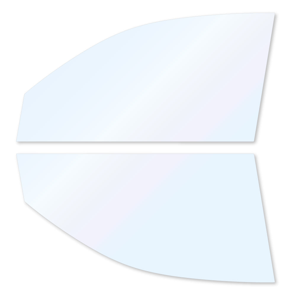 オーロラフィルム (ゴースト2ネオ89) 遮熱フィルム 透過率88.5% ニッサン マーチ (K12/AK12/BK12/BNK12/YK12)  カット済みカーフィルム フロントドアセット オーロラタイプ ゴーストタイプ ホログラフィック