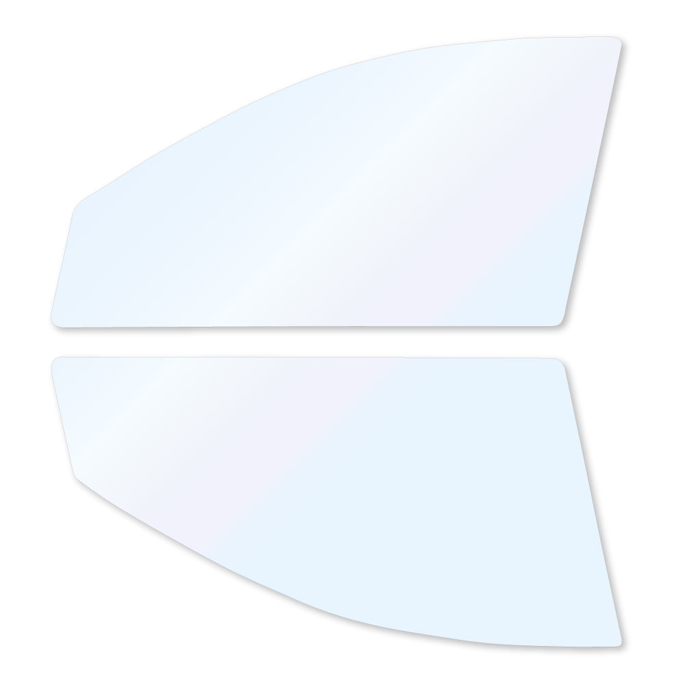 オーロラフィルム (ファインゴースト90) 遮熱フィルム 透過率90% ニッサン マーチ (K13/NK13) カット済みカーフィルム フロントドアセット オーロラタイプ ゴーストタイプ ホログラフィック