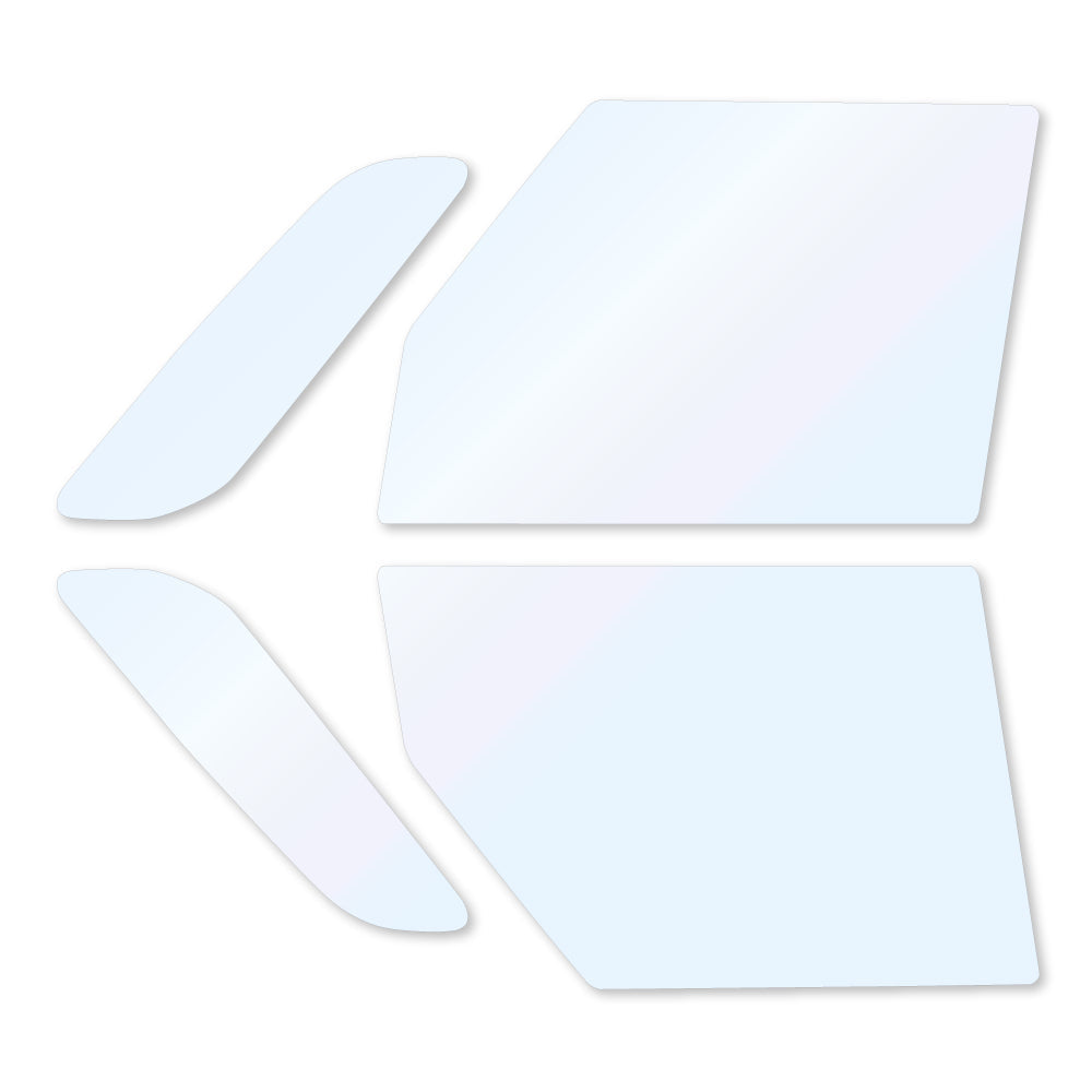 オーロラフィルム (ゴースト2ネオ89) 遮熱フィルム 透過率88.5% ニッサン ルークス (ML21S) カット済みカーフィルム フロントドアセット オーロラタイプ ゴーストタイプ ホログラフィック