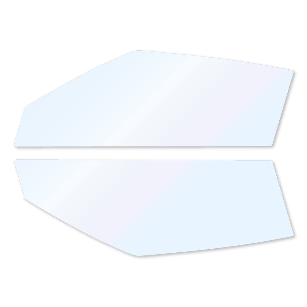 オーロラフィルム (ファインゴースト90) 遮熱フィルム 透過率90% ニッサン GT-R (R35) カット済みカーフィルム フロントドアセット オーロラタイプ ゴーストタイプ ホログラフィック