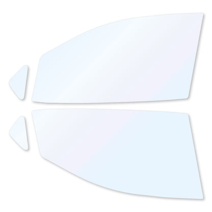 オーロラフィルム (ファインゴースト90) 遮熱フィルム 透過率90% ニッサン エルグランド (PE52/PNE52/TE52/TNE52) カット済みカーフィルム フロントドアセット オーロラタイプ ゴーストタイプ ホログラフィック