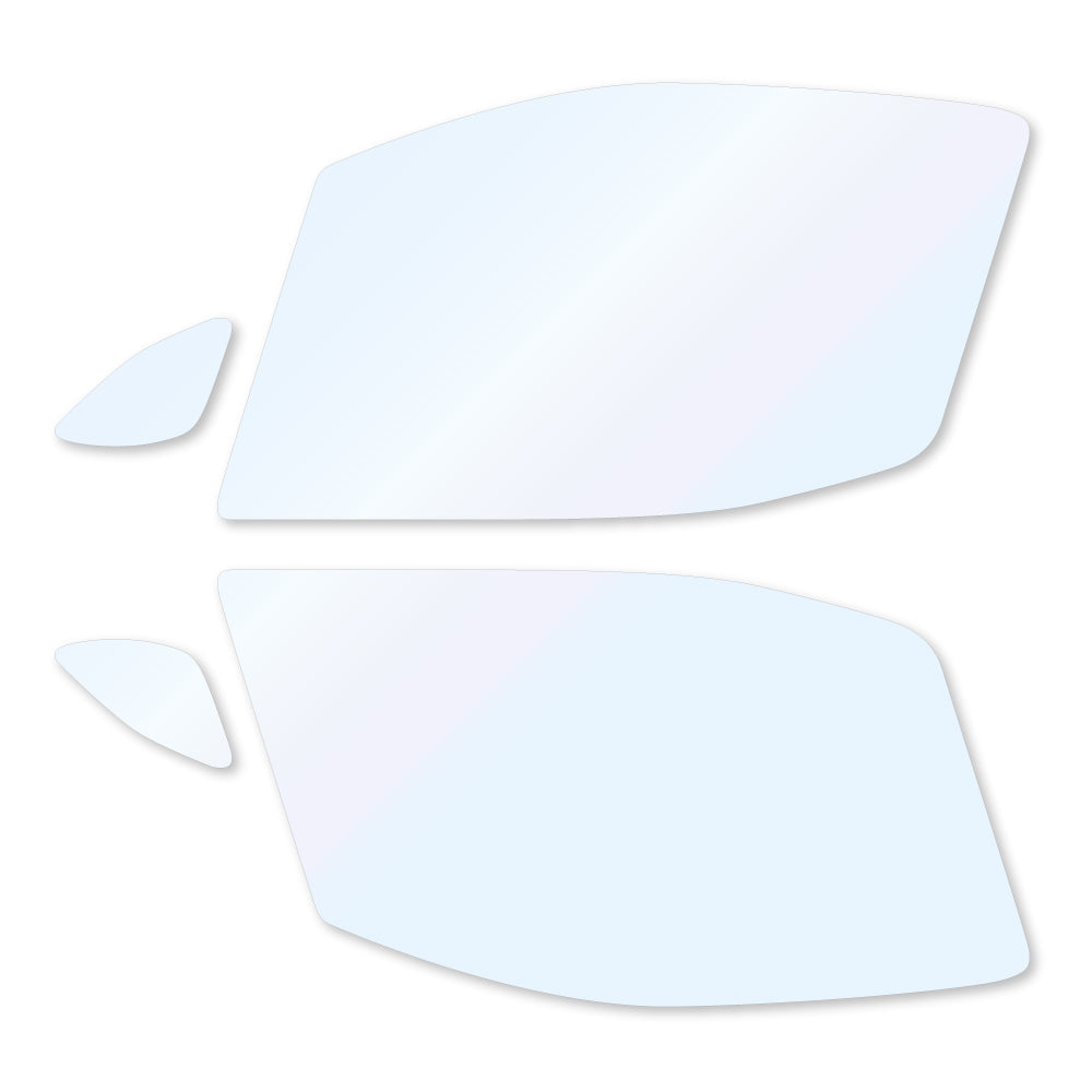 オーロラフィルム (ゴースト2ネオ89) 遮熱フィルム 透過率88.5%  ニッサン NV200 バネット (VM20/M20)  カット済みカーフィルム フロントドアセット オーロラタイプ ゴーストタイプ ホログラフィック