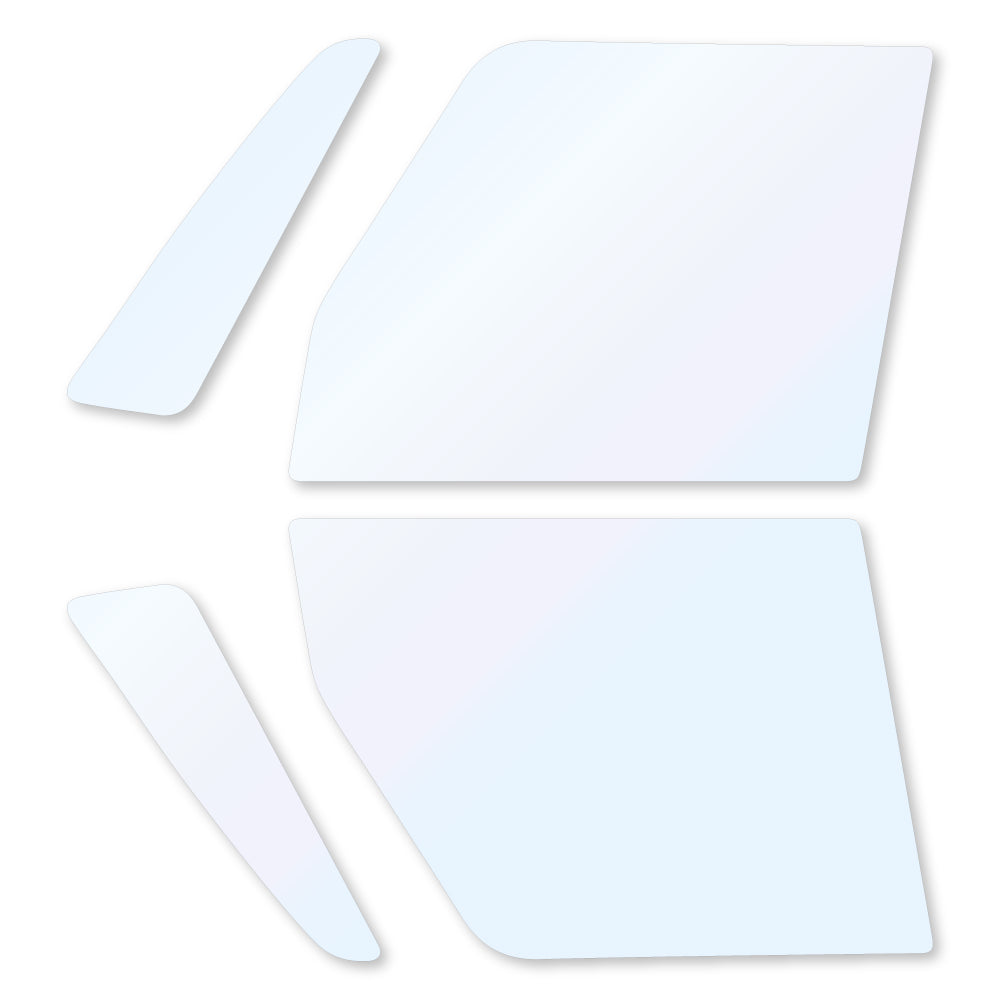 オーロラフィルム (ファインゴースト90) 遮熱フィルム 透過率90%  ニッサン デイズルークス (B21)  カット済みカーフィルム フロントドアセット オーロラタイプ ゴーストタイプ ホログラフィック