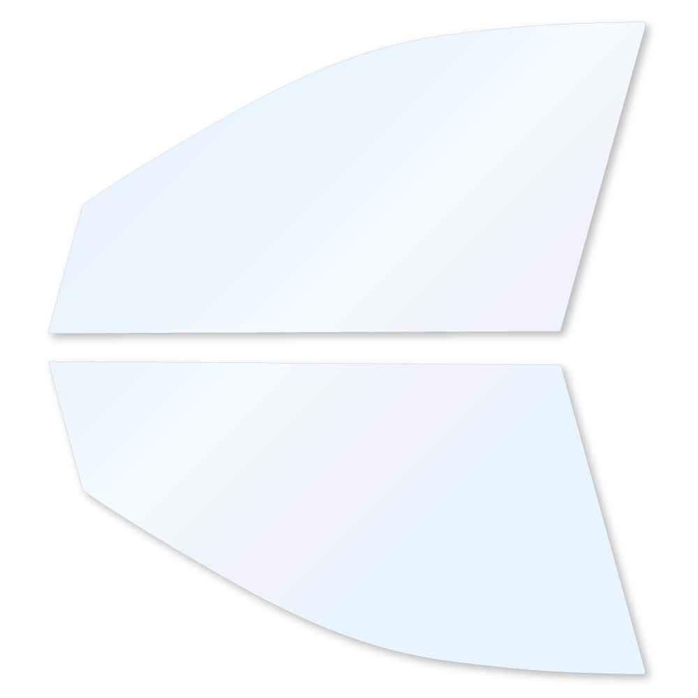 オーロラフィルム (ファインゴースト90) 遮熱フィルム 透過率90%  ニッサン スカイライン (HV37/HNV37)  カット済みカーフィルム フロントドアセット オーロラタイプ ゴーストタイプ ホログラフィック