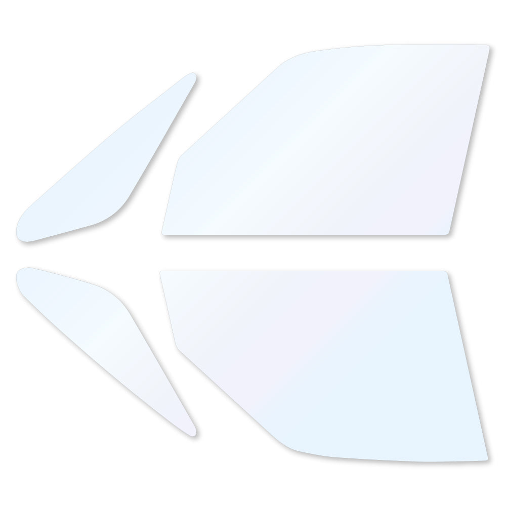 オーロラフィルム (ゴースト2ネオ89) 遮熱フィルム 透過率88.5% ニッサン セレナ (C27/GC27/GFC27/GFNC27/GNC27) カット済みカーフィルム フロントドアセット オーロラタイプ ゴーストタイプ ホログラフィック