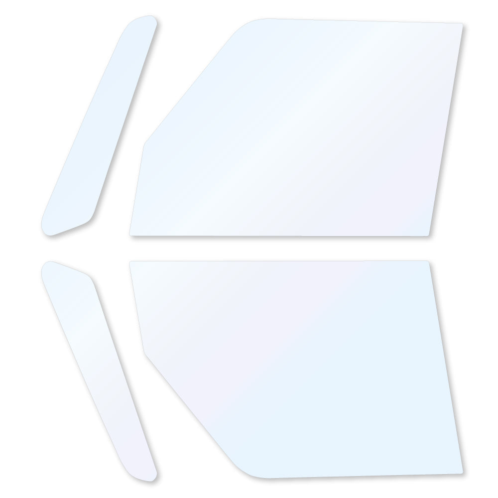 オーロラフィルム (ゴースト2ネオ89) 遮熱フィルム 透過率88.5% ニッサン ルークス (B44A/B45A/B47A/B48A)  カット済みカーフィルム フロントドアセット オーロラタイプ ゴーストタイプ ホログラフィック