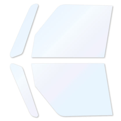 オーロラフィルム (ファインゴースト90) 遮熱フィルム 透過率90% ニッサン ルークス (B44A/B45A/B47A/B48A)  カット済みカーフィルム フロントドアセット オーロラタイプ ゴーストタイプ ホログラフィック