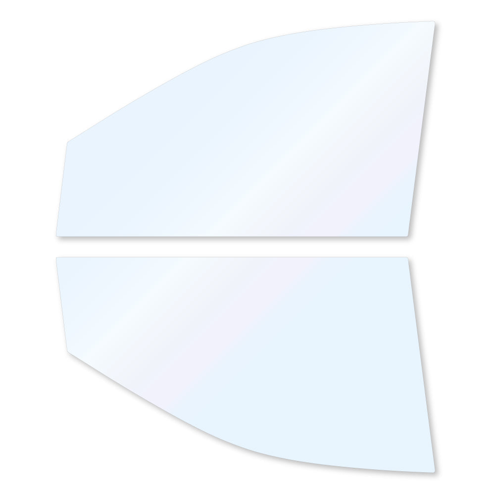 オーロラフィルム (ファインゴースト90) 遮熱フィルム 透過率90% マツダ MPV (LWEW/LW5W/LWFW/LW3W) カット済みカーフィルム フロントドアセット オーロラタイプ ゴーストタイプ ホログラフィック