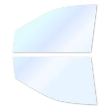 オーロラフィルム (アイスブルー91) 遮熱フィルム 透過率90.5% マツダ MPV (LWEW/LW5W/LWFW/LW3W) カット済みカーフィルム フロントドアセット オーロラタイプ ゴーストタイプ ホログラフィック