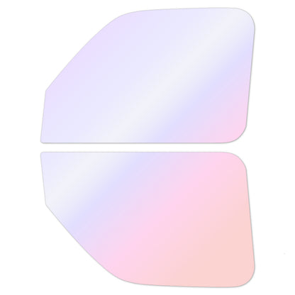 オーロラフィルム (グロウゴースト91) 遮熱フィルム 透過率90% マツダ スクラムワゴン (DG52V/DG52W/DH52V/DG62V/DG62W) カット済みカーフィルム フロントドアセット オーロラタイプ ゴーストタイプ ホログラフィック カメレオンフィルム