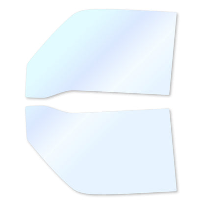 オーロラフィルム (アイスブルー91) 遮熱フィルム 透過率90.5% マツダ スクラム (DL51V/DM51V) カット済みカーフィルム フロントドアセット オーロラタイプ ゴーストタイプ ホログラフィック