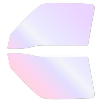 オーロラフィルム (グロウゴースト91) 遮熱フィルム 透過率90% マツダ スクラム (DL51V/DM51V) カット済みカーフィルム フロントドアセット オーロラタイプ ゴーストタイプ ホログラフィック カメレオンフィルム