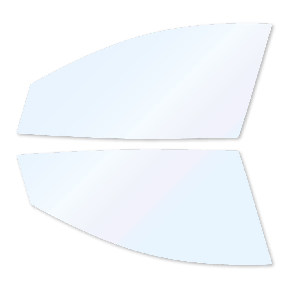 オーロラフィルム (ファインゴースト90) 遮熱フィルム 透過率90%  マツダ デミオ (DJ5FS/DJ5AS/DJ3FS/DJ3AS/DJLFS) カット済みカーフィルム フロントドアセット オーロラタイプ ゴーストタイプ ホログラフィック