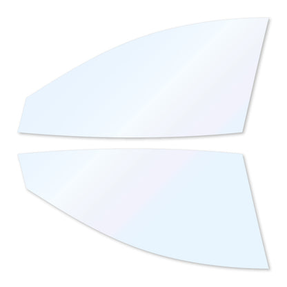 オーロラフィルム (ファインゴースト90) 遮熱フィルム 透過率90%  マツダ CX-3 (DK5AW / DK5FW / DKEAW / DKEFW)  カット済みカーフィルム フロントドアセット オーロラタイプ ゴーストタイプ ホログラフィック