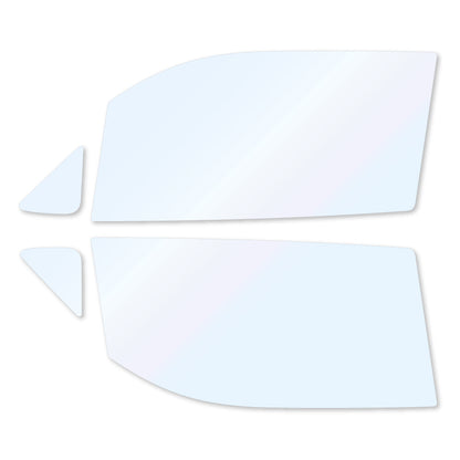 オーロラフィルム (ファインゴースト90) 遮熱フィルム 透過率90%  マツダ フレア (MJ55S) カット済みカーフィルム フロントドアセット オーロラタイプ ゴーストタイプ ホログラフィック