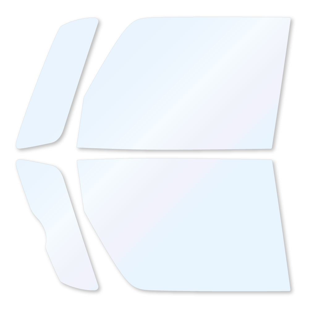 オーロラフィルム (ゴースト2ネオ89) 遮熱フィルム 透過率88.5%  マツダ フレアワゴン (MM53S) カット済みカーフィルム フロントドアセット オーロラタイプ ゴーストタイプ ホログラフィック