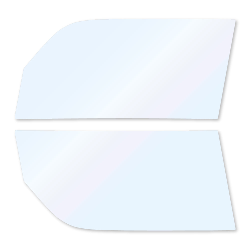 オーロラフィルム (ファインゴースト90) 遮熱フィルム 透過率90%  マツダ キャロル (HB37S/HB97S) カット済みカーフィルム フロントドアセット オーロラタイプ ゴーストタイプ ホログラフィック