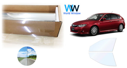 オーロラフィルム (ゴースト2ネオ89) 遮熱フィルム 透過率88.5%  スバル インプレッサ (GH2/GH3/GH6/GH7/GH8) カット済みカーフィルム フロントドアセット オーロラタイプ ゴーストタイプ ホログラフィック