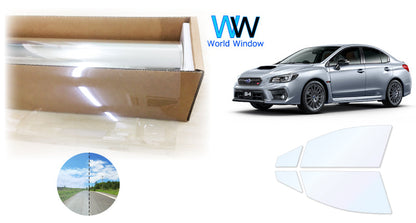 オーロラフィルム (ファインゴースト90) 遮熱フィルム 透過率90%  スバル WRX S4 (VAG/VAB) カット済みカーフィルム フロントドアセット オーロラタイプ ゴーストタイプ ホログラフィック