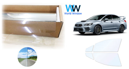 オーロラフィルム (ゴースト2ネオ89) 遮熱フィルム 透過率88.5%  スバル WRX STI (VAG/VAB)  カット済みカーフィルム フロントドアセット オーロラタイプ ゴーストタイプ ホログラフィック