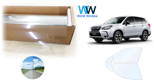 オーロラフィルム (ゴースト2ネオ89) 遮熱フィルム 透過率88.5%  スバル フォレスター (SJ5/SJG)  カット済みカーフィルム フロントドアセット オーロラタイプ ゴーストタイプ ホログラフィック