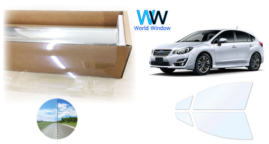 オーロラフィルム (ゴースト2ネオ89) 遮熱フィルム 透過率88.5% スバル インプレッサスポーツ (GT2/GT3/GT6/GT7)  カット済みカーフィルム フロントドアセット オーロラタイプ ゴーストタイプ ホログラフィック