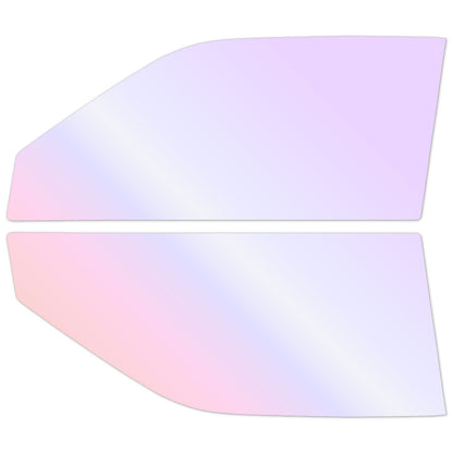オーロラフィルム (グロウゴースト91) 遮熱フィルム 透過率90%  スズキ アルト ３ドア (HA12S/HA12V/HA22S/HA23S/HA23V) カット済みカーフィルム フロントドアセット オーロラタイプ ゴーストタイプ ホログラフィック カメレオンフィルム