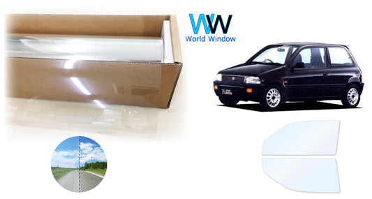 オーロラフィルム (ゴースト2ネオ89) 遮熱フィルム 透過率88.5% スズキ セルボモード 3ドア 前期 (CN22S/CN21S/CN31S/CN32S/CP22S/CP21S/CP31S/CP32S) カット済みカーフィルム フロントドアセット オーロラタイプ ゴーストタイプ ホログラフィック