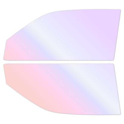 オーロラフィルム (グロウゴースト91) 遮熱フィルム 透過率90% スズキ セルボモード 3ドア 前期 (CN22S/CN21S/CN31S/CN32S/CP22S/CP21S/CP31S/CP32S) カット済みカーフィルム フロントドアセット オーロラタイプ ゴーストタイプ ホログラフィック カメレオンフィルム