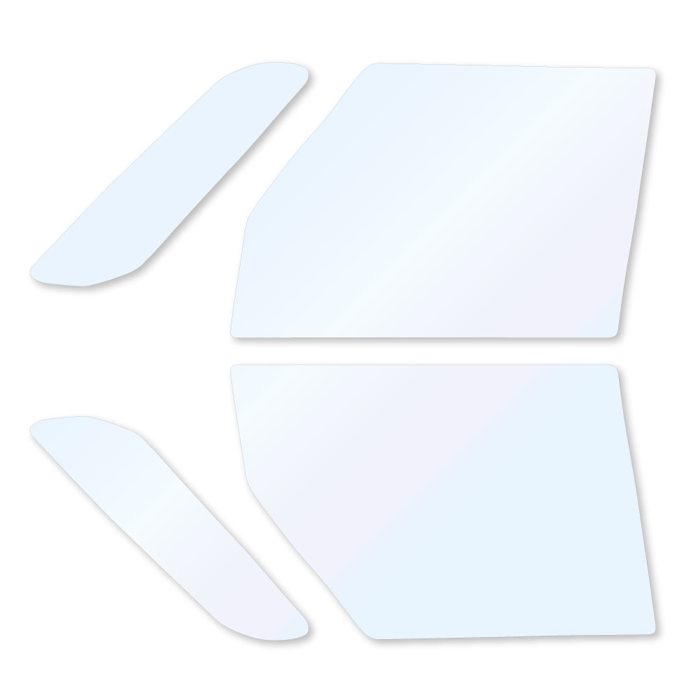 オーロラフィルム (ゴースト2ネオ89) 遮熱フィルム 透過率88.5% スズキ パレット (MK21S) カット済みカーフィルム フロントドアセット オーロラタイプ ゴーストタイプ ホログラフィック