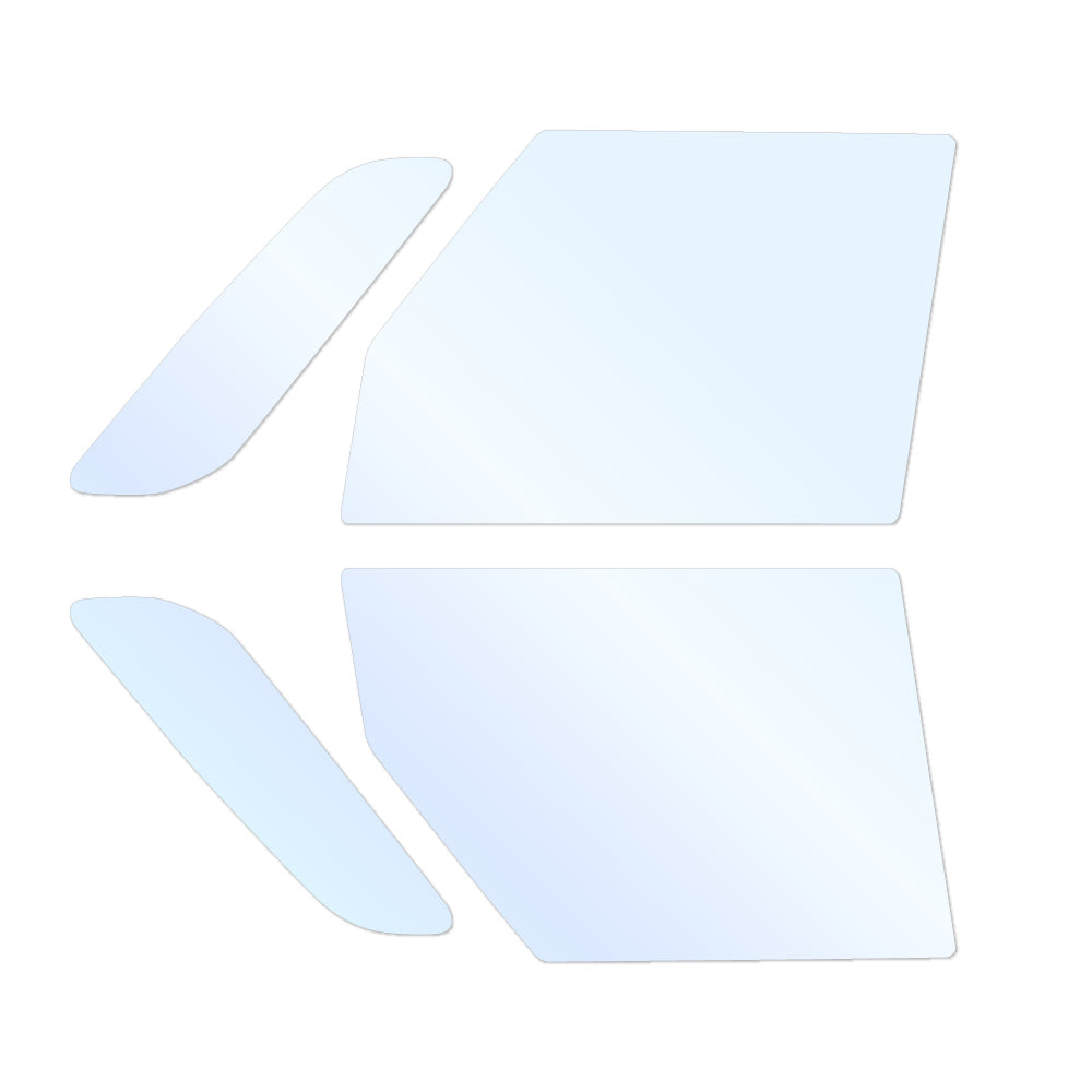 オーロラフィルム (アイスブルー91) 遮熱フィルム 透過率90.5% スズキ パレット (MK21S) カット済みカーフィルム フロントドアセット オーロラタイプ ゴーストタイプ ホログラフィック