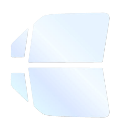 オーロラフィルム (アイスブルー91) 遮熱フィルム 透過率90.5% スズキ ワゴンR/ワゴンRスティングレー (MH21S/MH22S) カット済みカーフィルム フロントドアセット オーロラタイプ ゴーストタイプ ホログラフィック