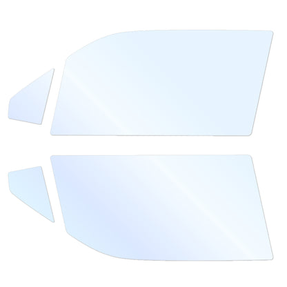 オーロラフィルム (アイスブルー91) 遮熱フィルム 透過率90.5% スズキ ワゴンＲ/ワゴンＲスティングレー (MH23S) カット済みカーフィルム フロントドアセット オーロラタイプ ゴーストタイプ ホログラフィック